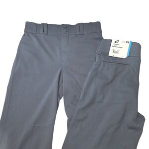 Champro Baseball Pants Youth XL Lot of 2 Gray Graphite Ankle Stretch Snap Fly
